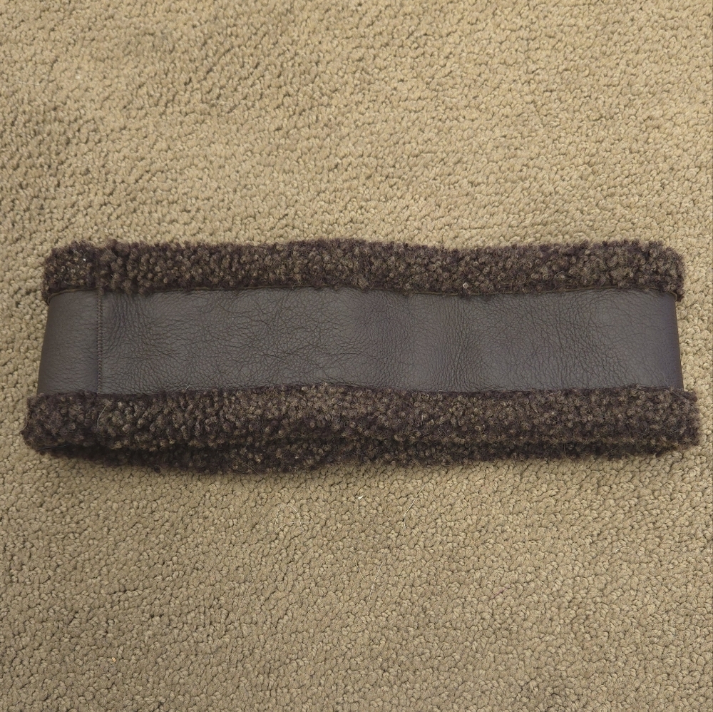 Brown Lambskin Shearling Headband